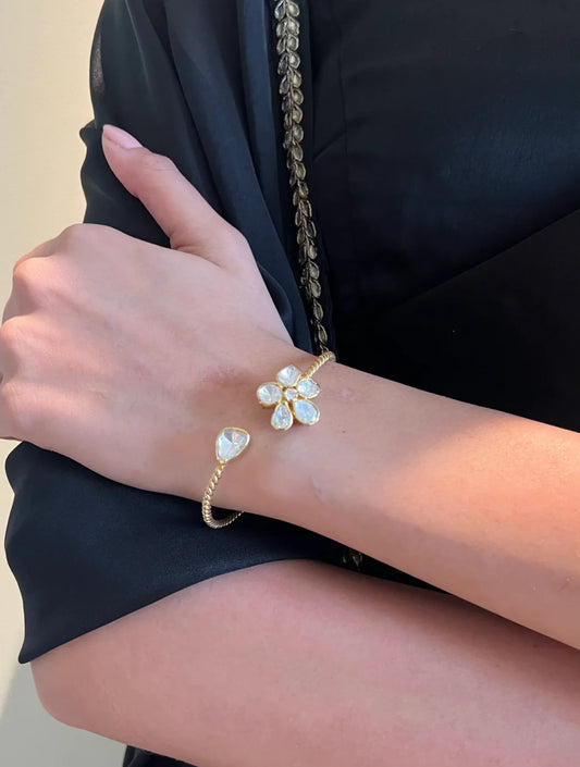 TWINKLE FLOWER SILVER BRACELET