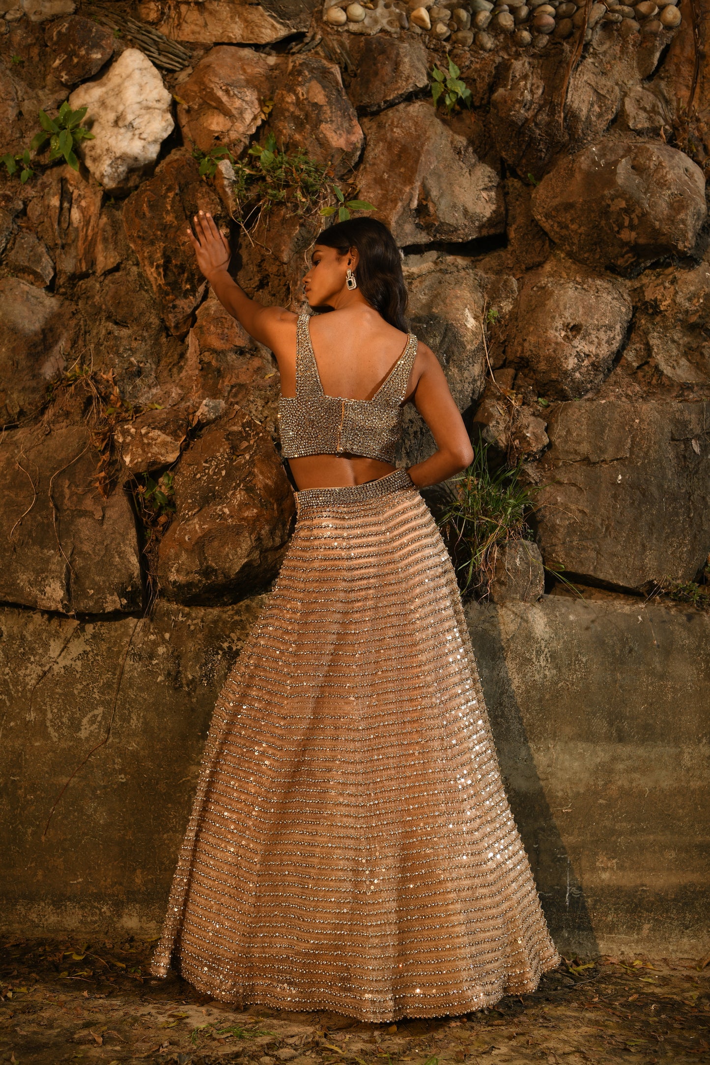 EMBELLISHED LEHENGA SET