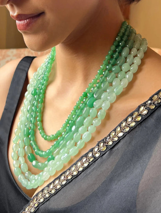 Anahita Ombre Emerald Mala