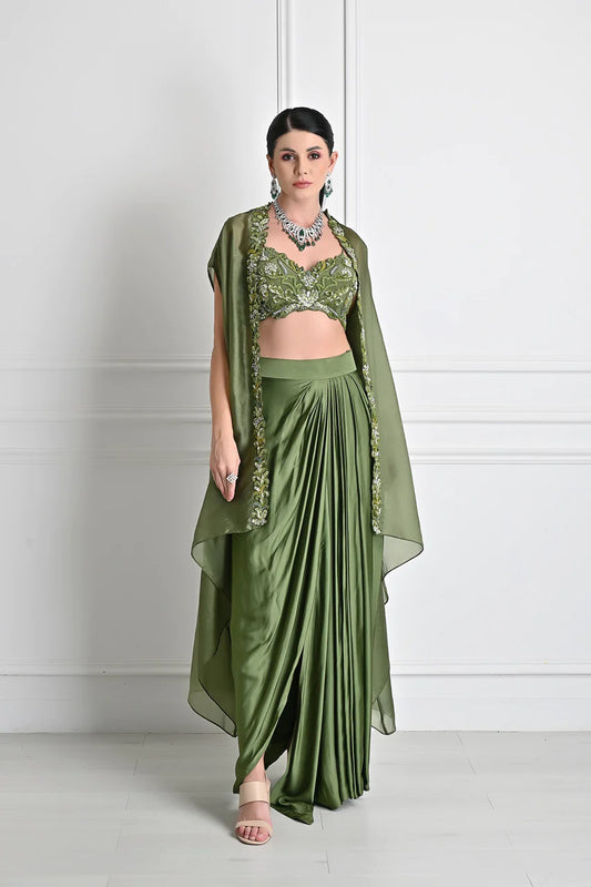 Mallika In Cedar Green 3- Piece Set