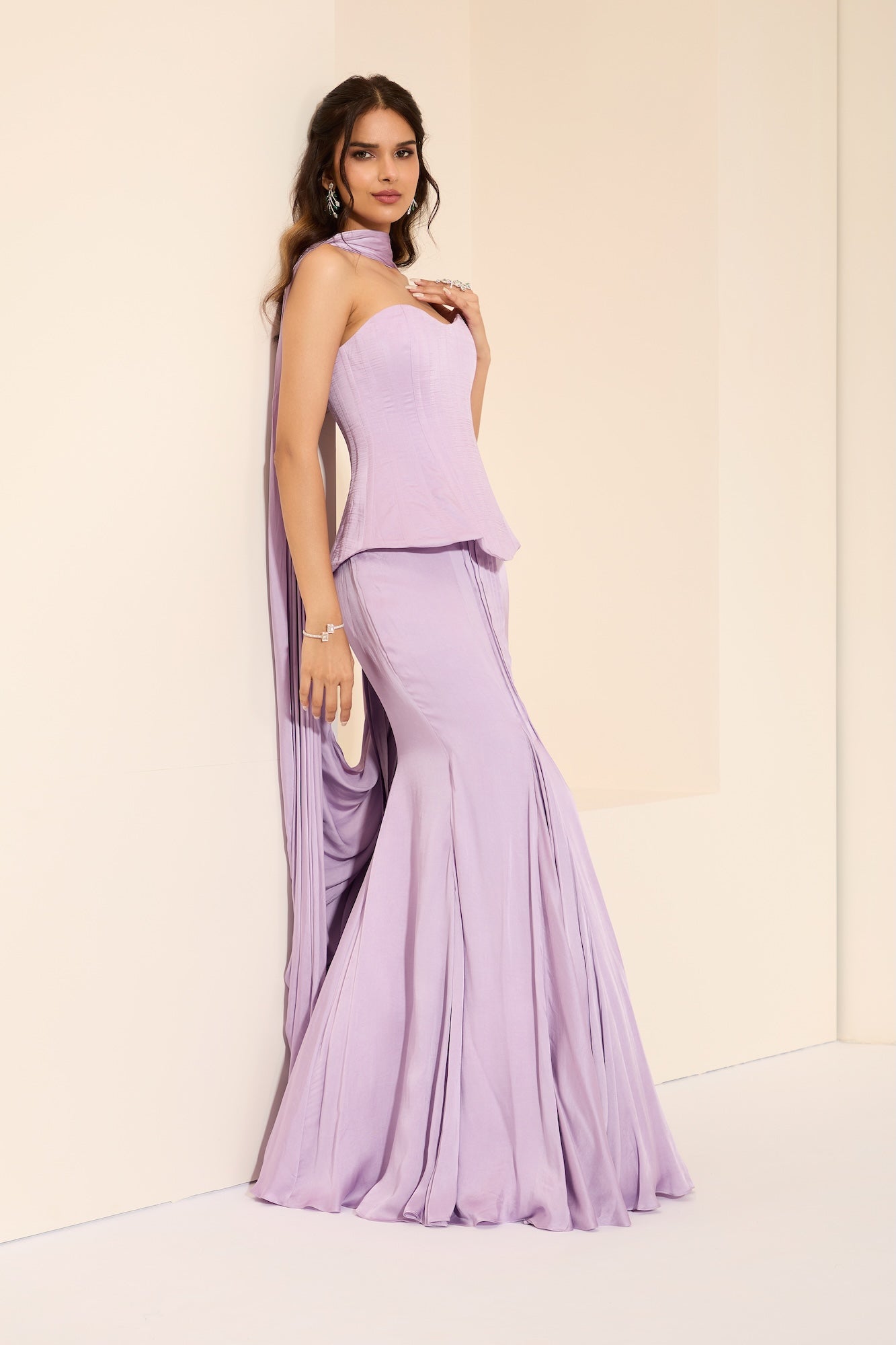 Lili Corset & Drape Saree