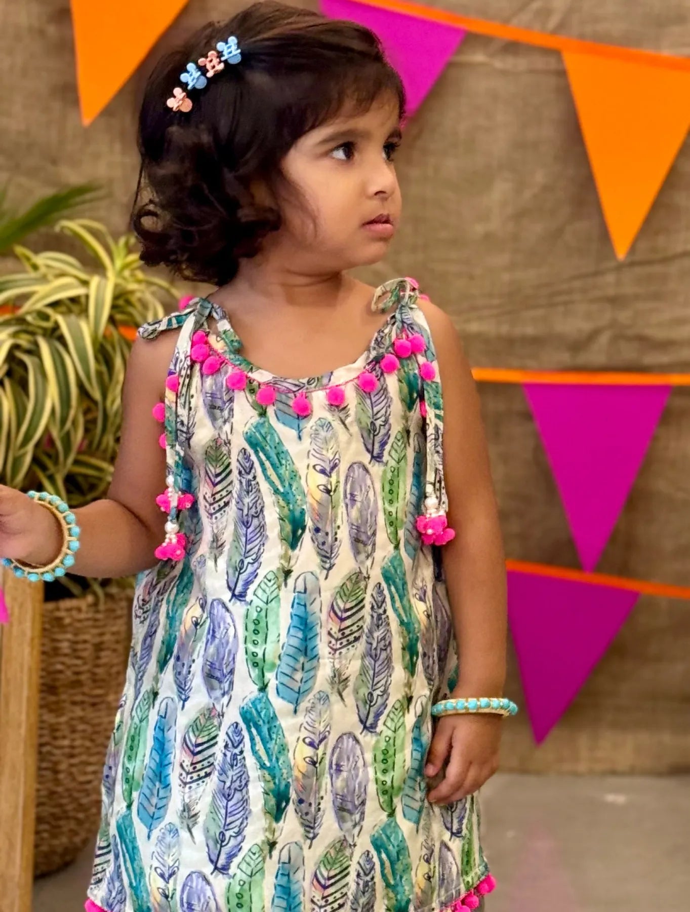 New Leaf Printed Kurta and Flare Pant
