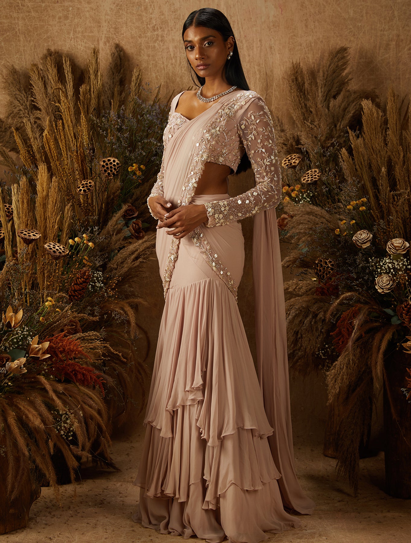 CELCI Pre-Stitched Saree