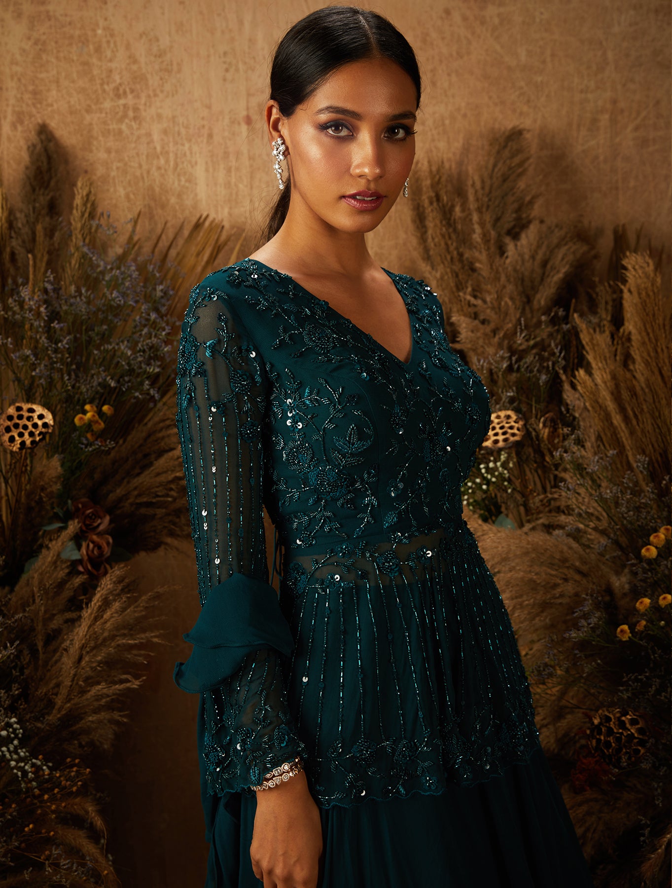 Carla Layered Lehenga Set