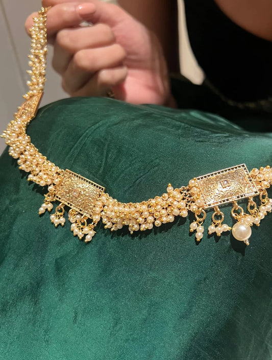 BHAVYA SP Stone Polki Jadau Kamar Patta