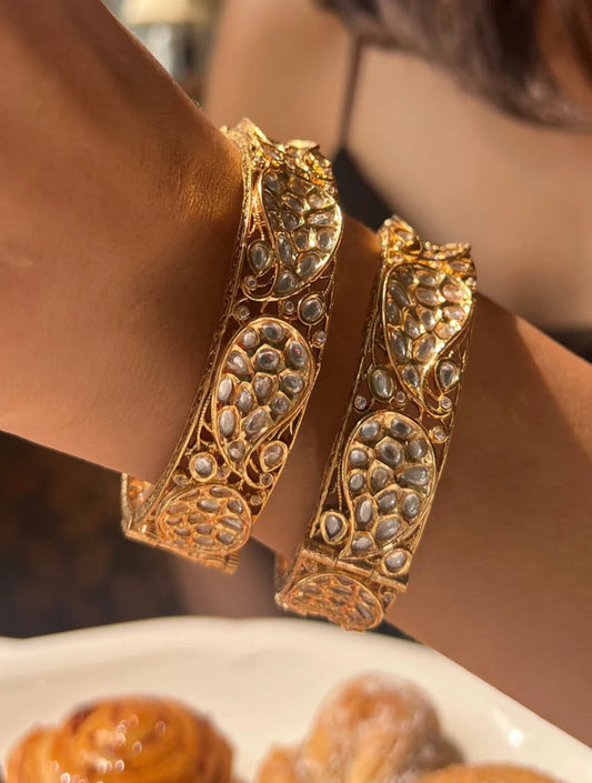 RAGINI Faux Diamond Jadau Polki Bangle
