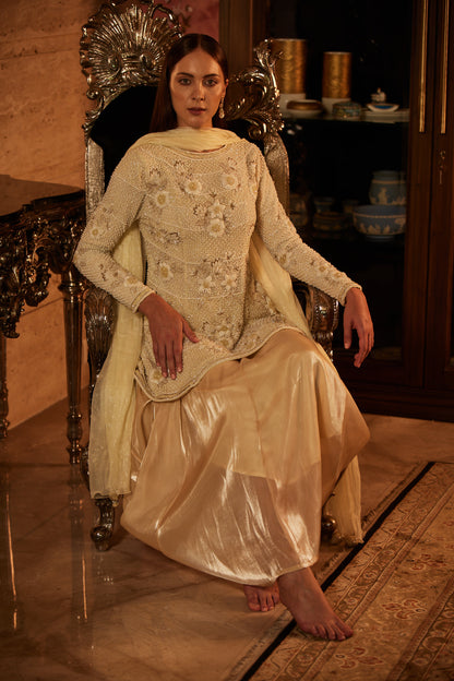 IVORY KURTA SET