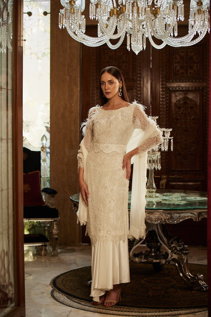IVORY SUIT SET