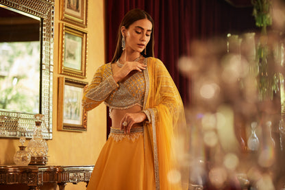 Yellow Lehenga Set
