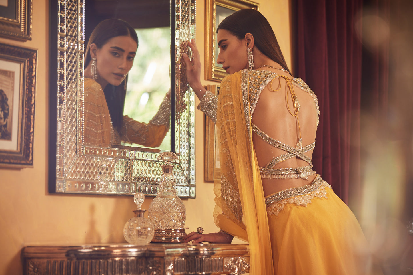Yellow Lehenga Set