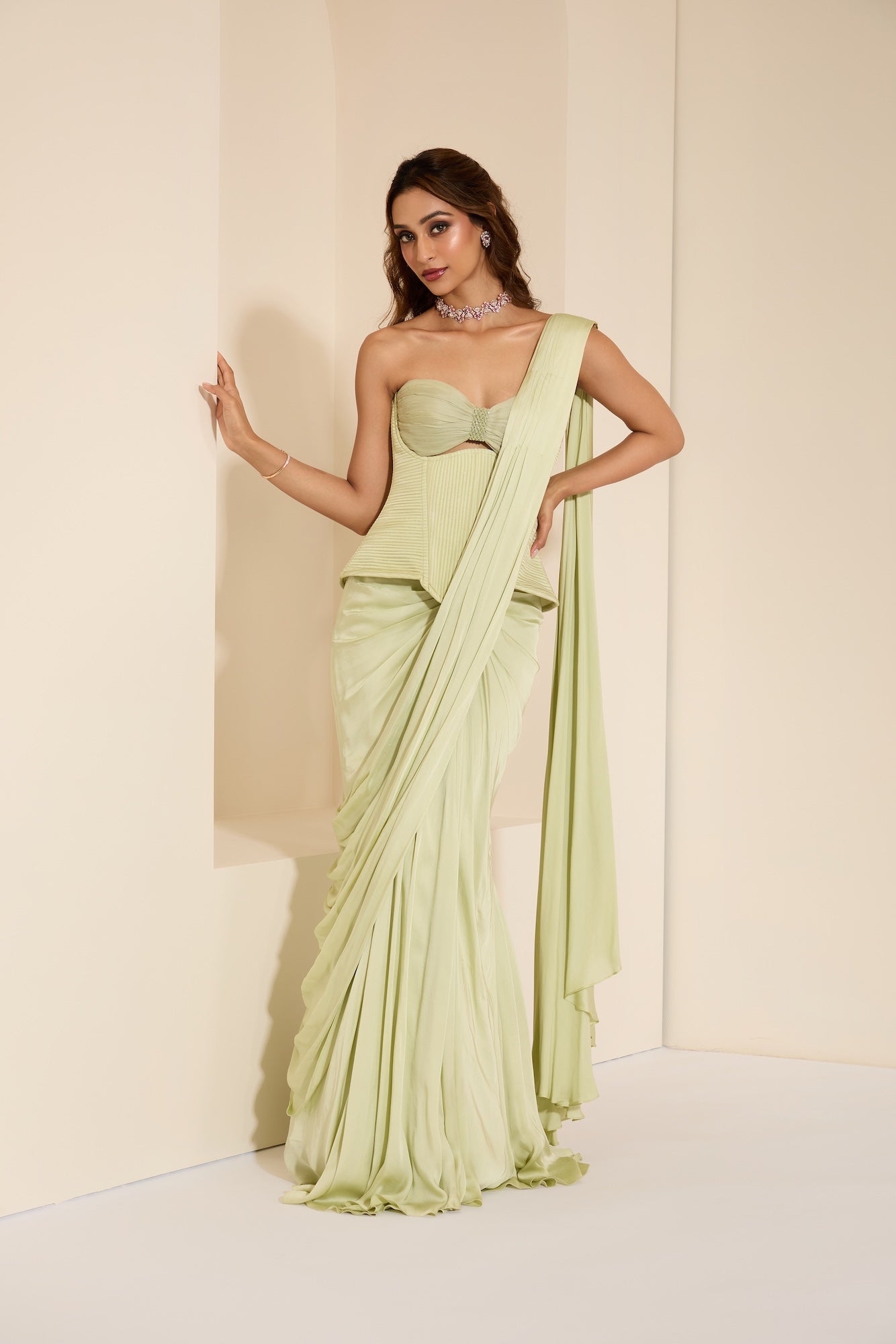 Mint Muse Corset & Drape