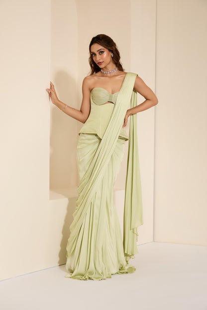 Mint Muse Corset & Drape