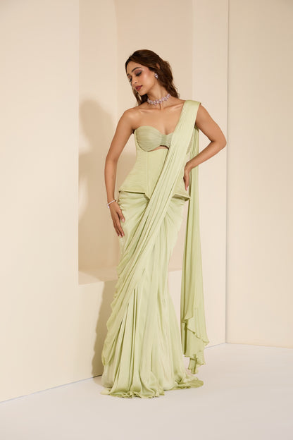 Mint Muse Corset & Drape