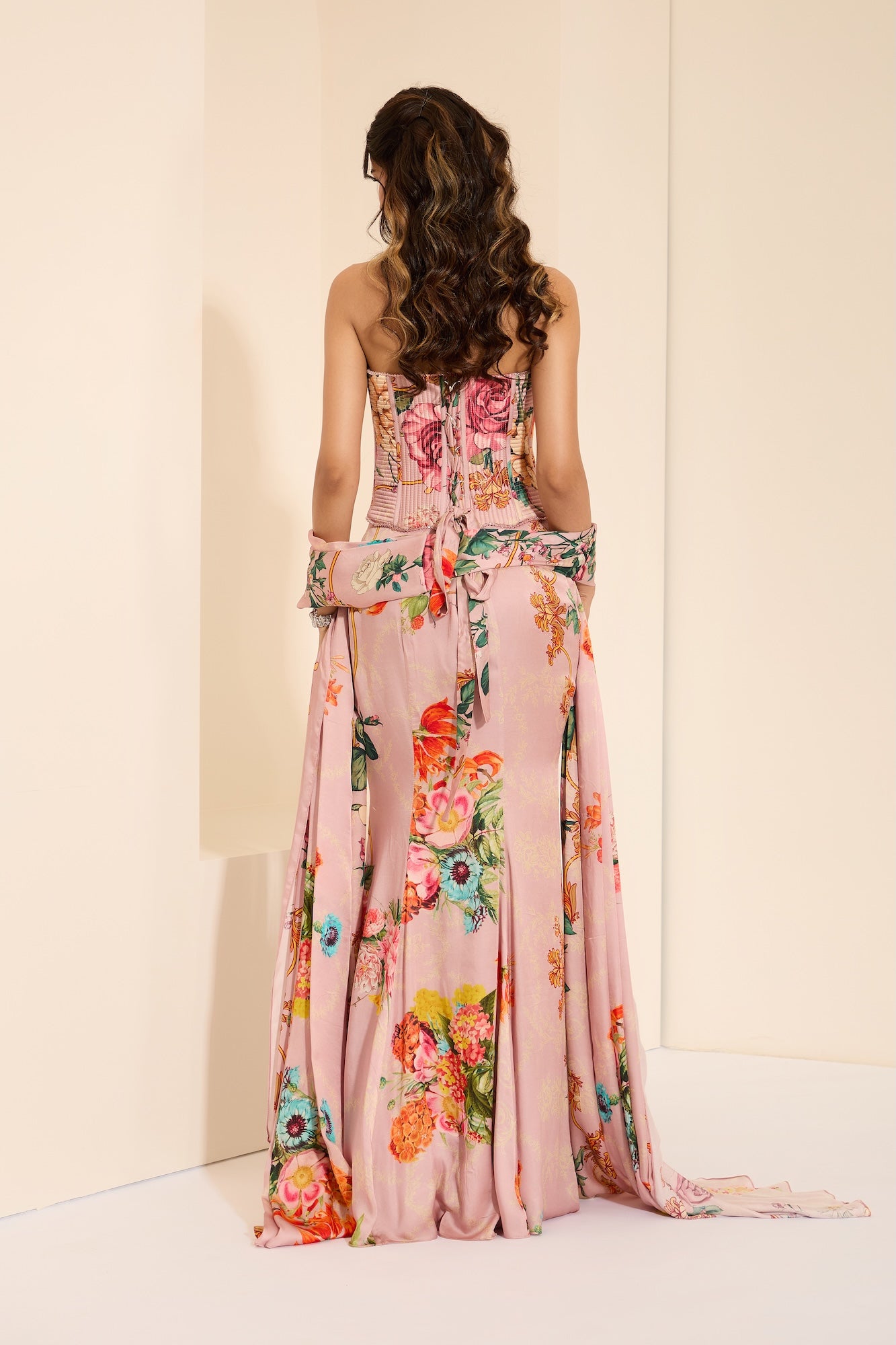 Lavender Mist Corset & Drape