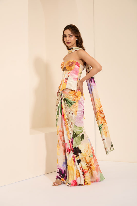 Serene Whispers Corset & Drape