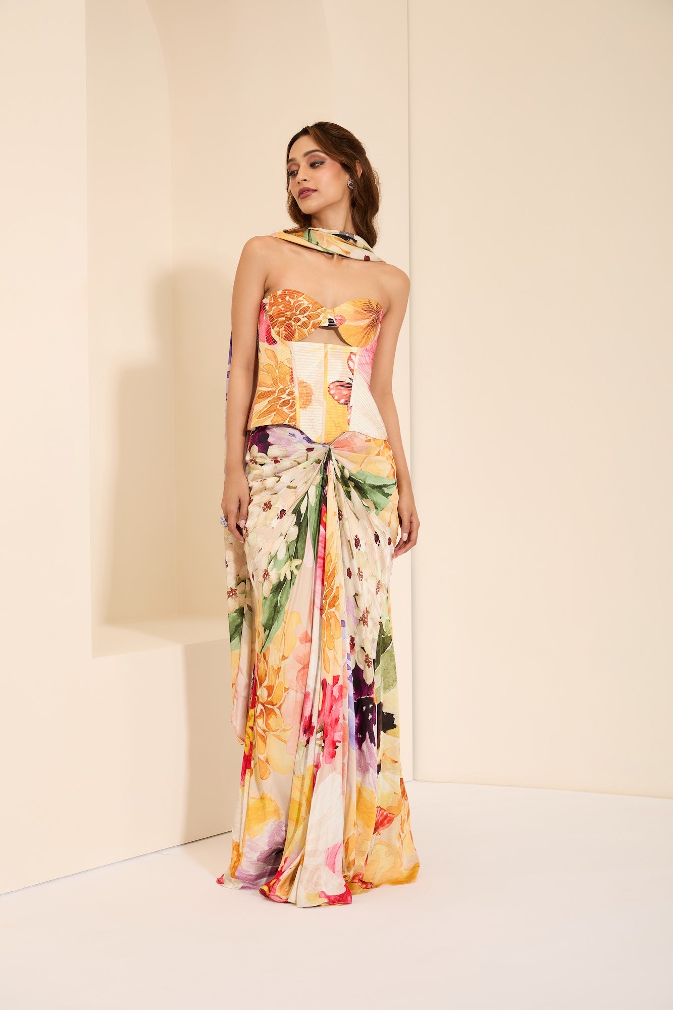 Serene Whispers Corset & Drape