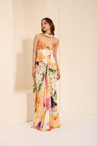 Serene Whispers Corset & Drape