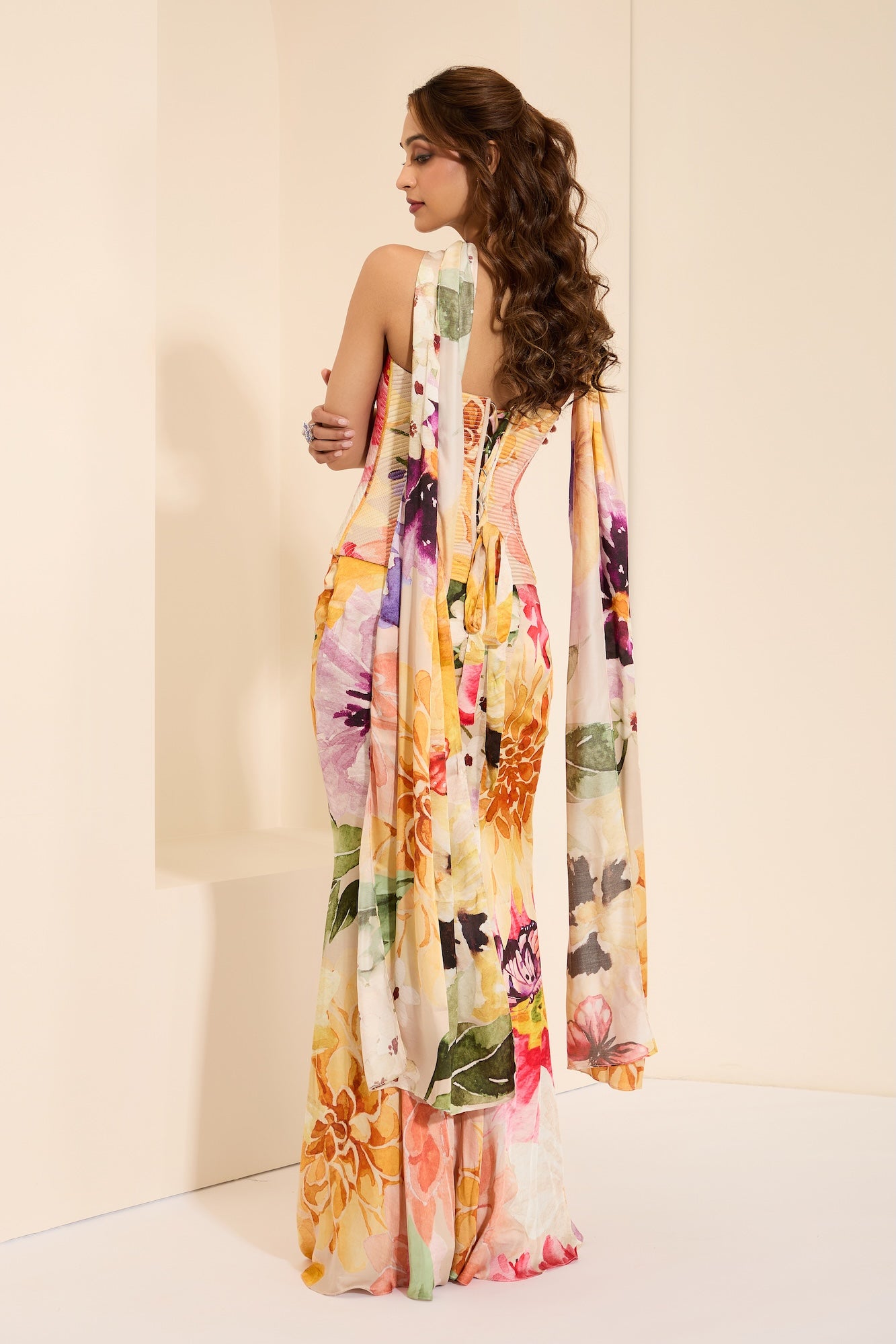 Serene Whispers Corset & Drape
