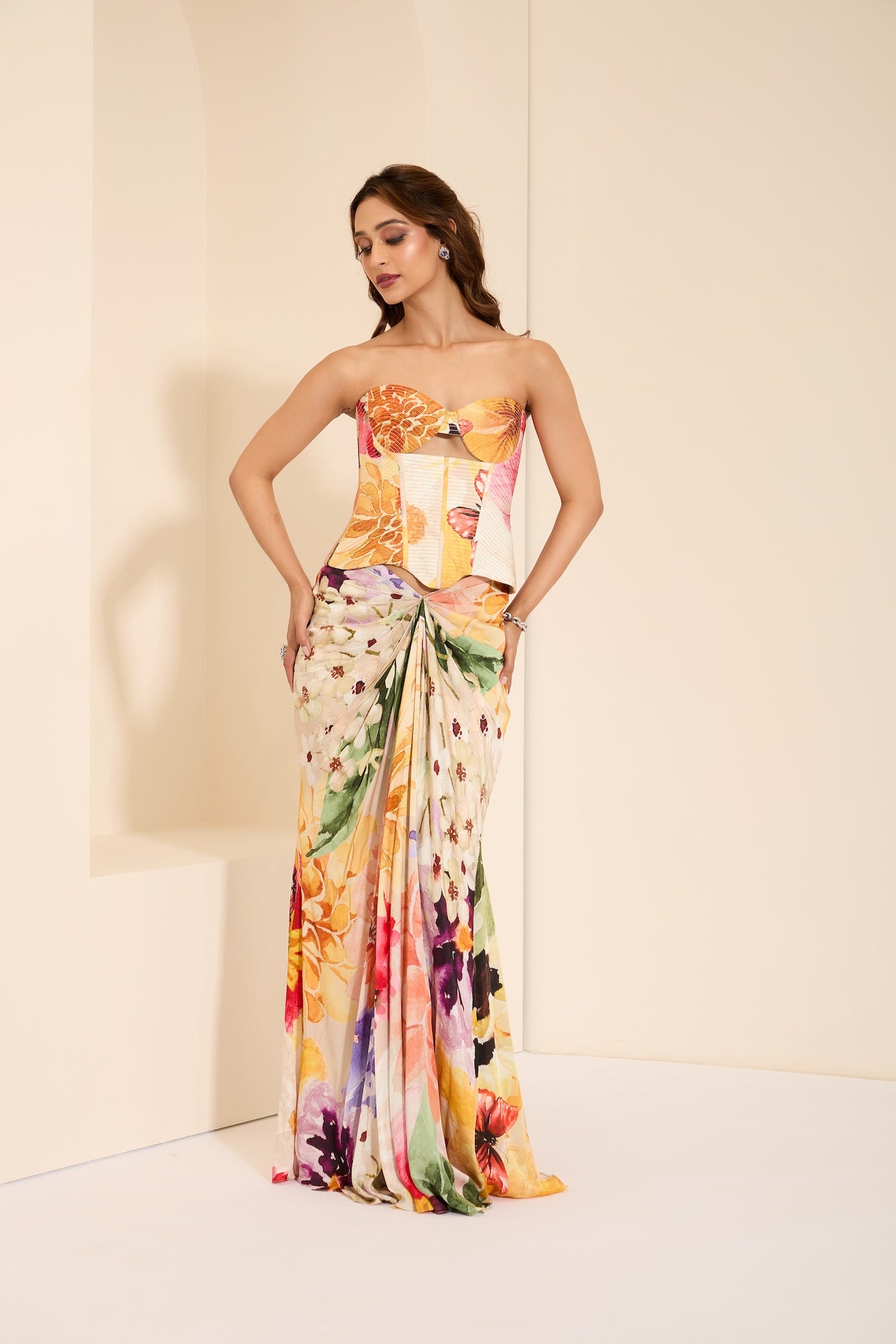 Serene Whispers Corset & Drape