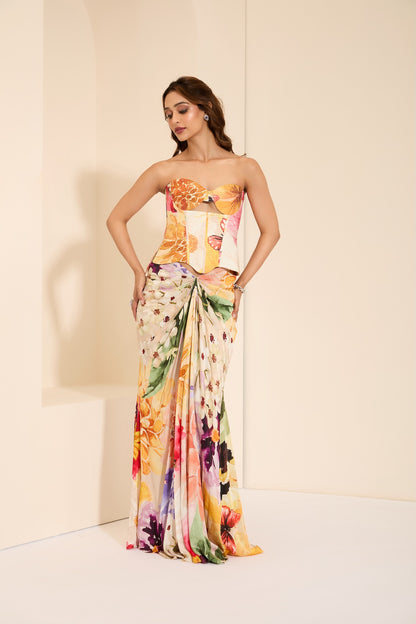 Serene Whispers Corset & Drape