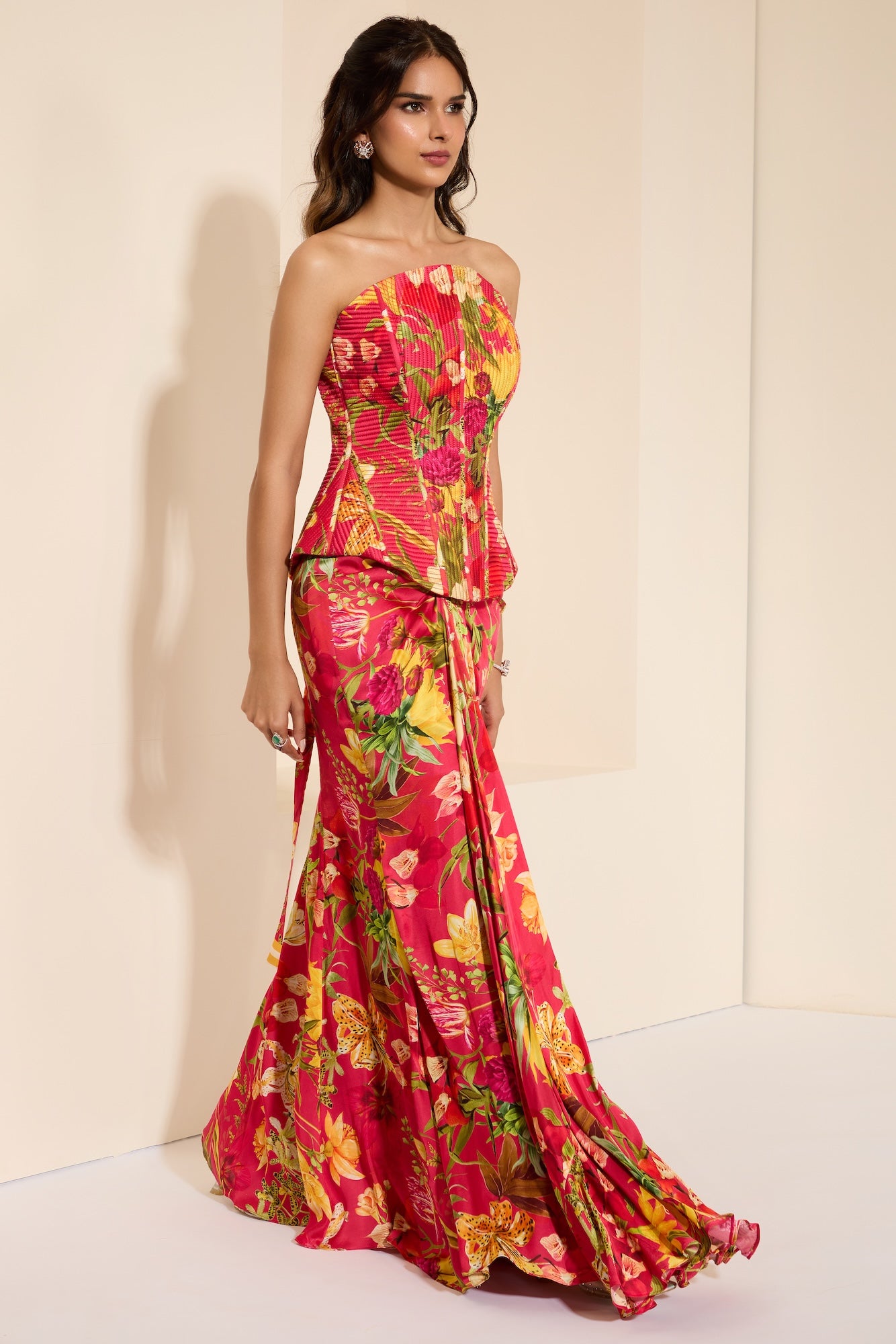 Cherry Bliss Corset & Drape