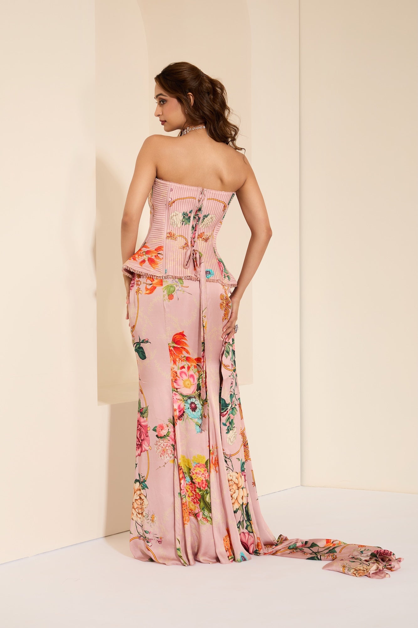 Periwinkle Glow Corset & Drape