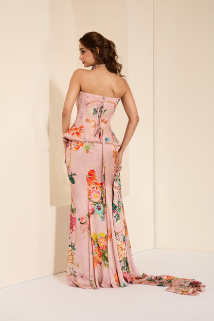 Periwinkle Glow Corset & Drape