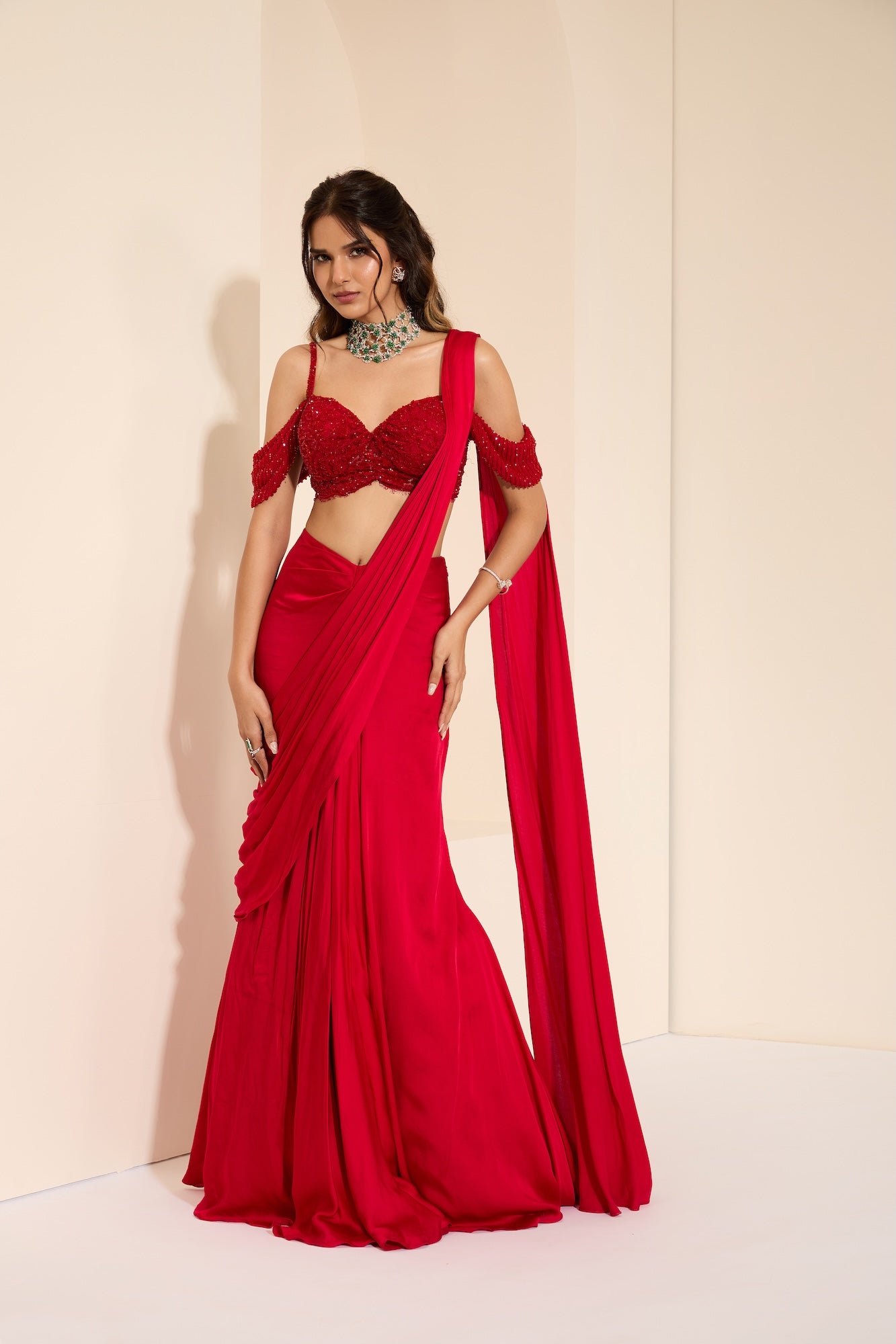Scarlett Petal Bustier & Drape