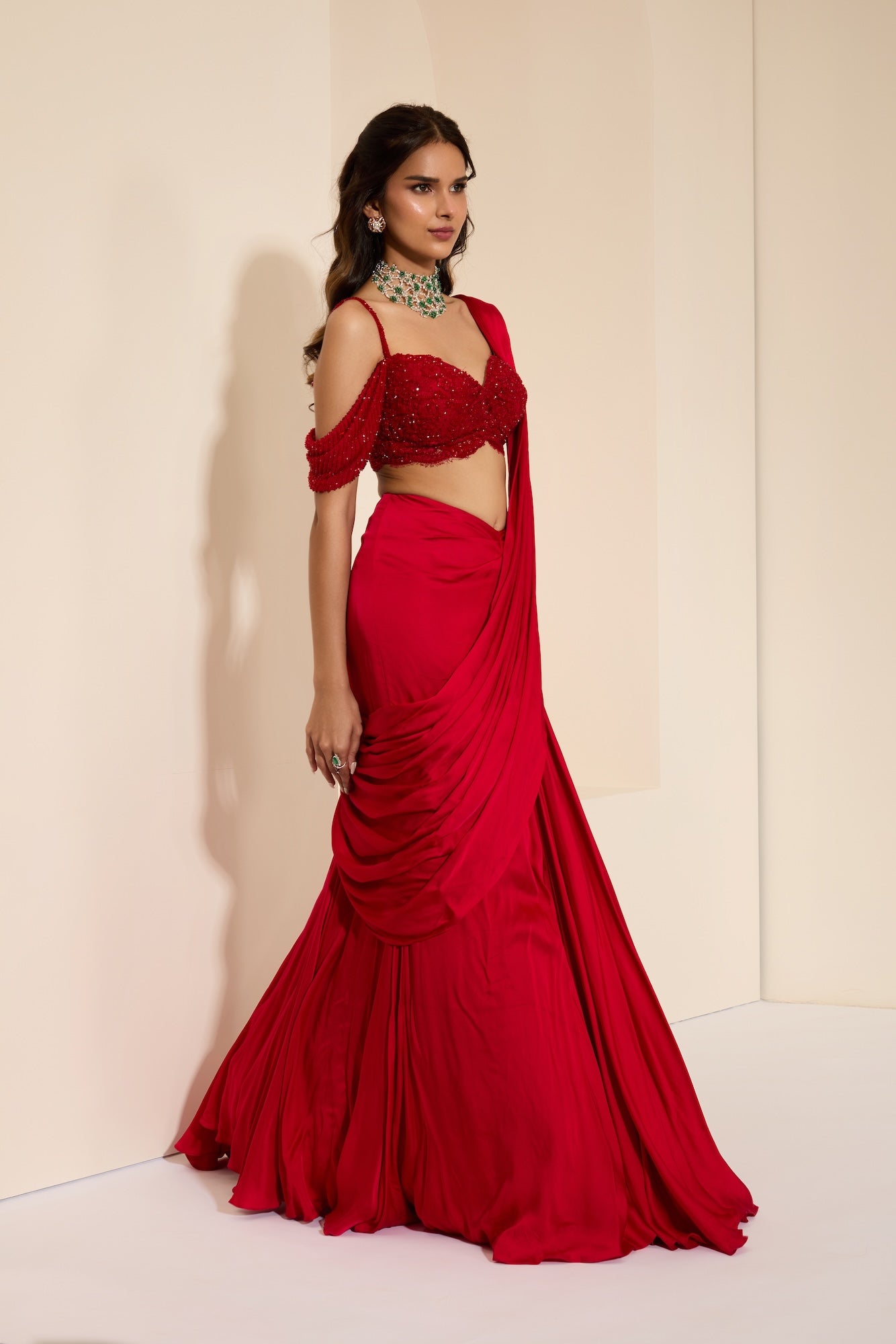 Scarlett Petal Bustier & Drape
