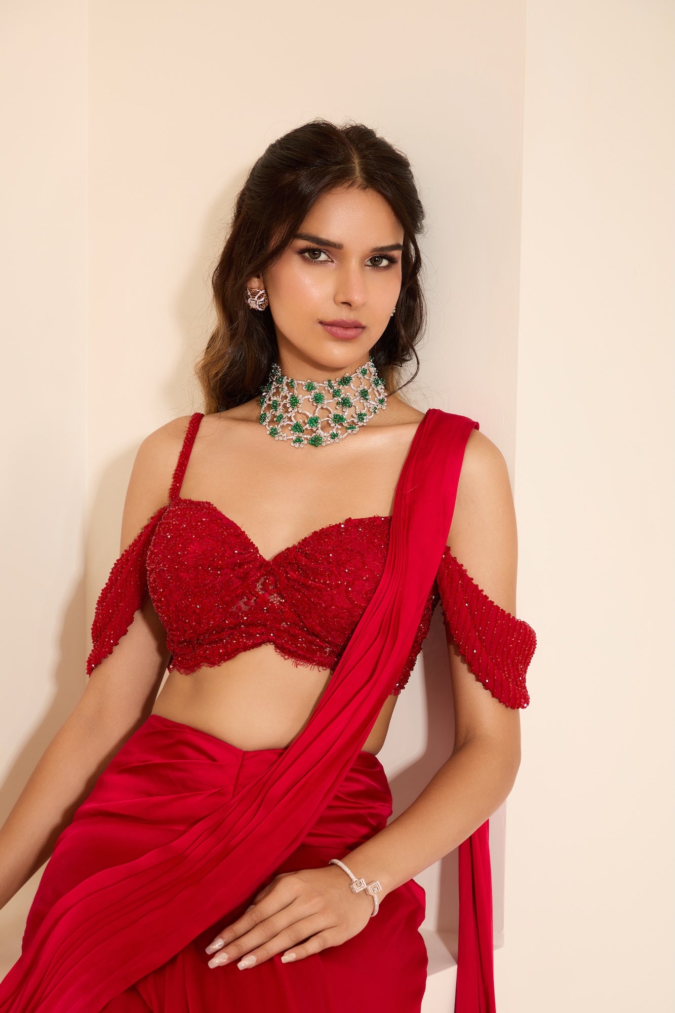 Scarlett Petal Bustier & Drape