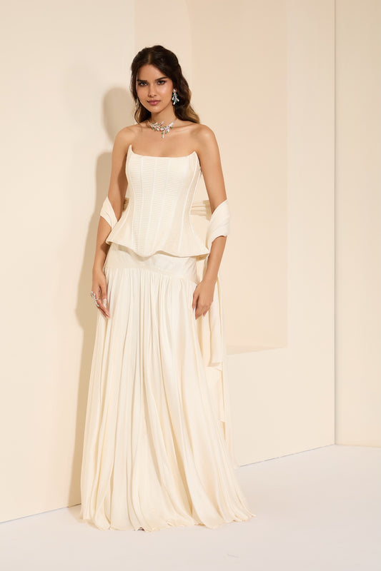 Pearl Corset & Drape