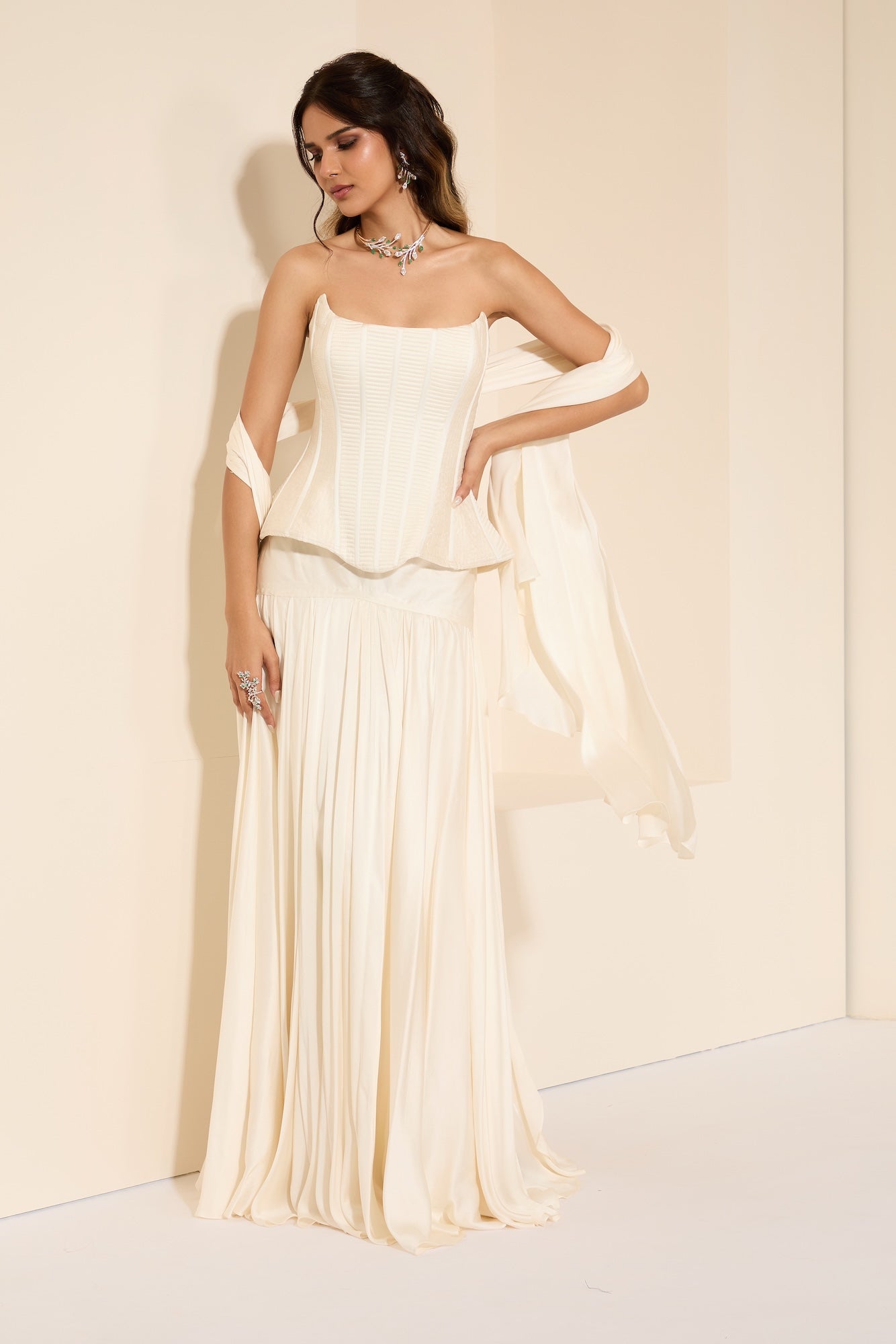 Pearl Corset & Drape