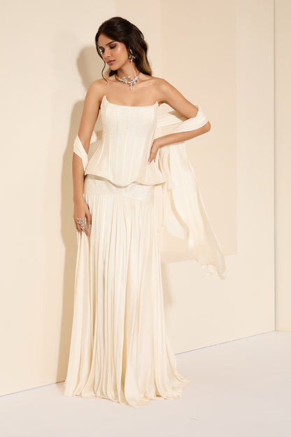 Pearl Corset & Drape
