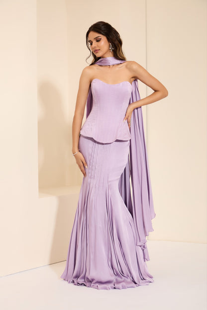 Lili Corset & Drape Saree