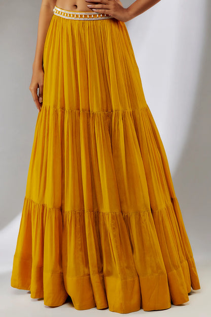CHIFFON LEHANGA SET