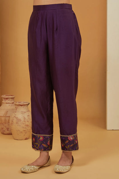 Purple Kurta Set
