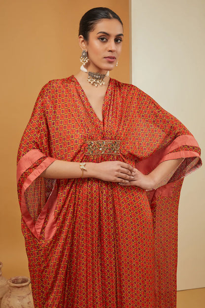 PRINTED KAFTAN SET