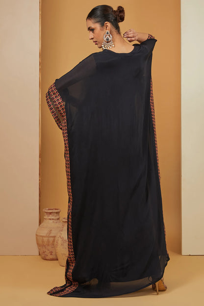 BLACK KAFTAN SET