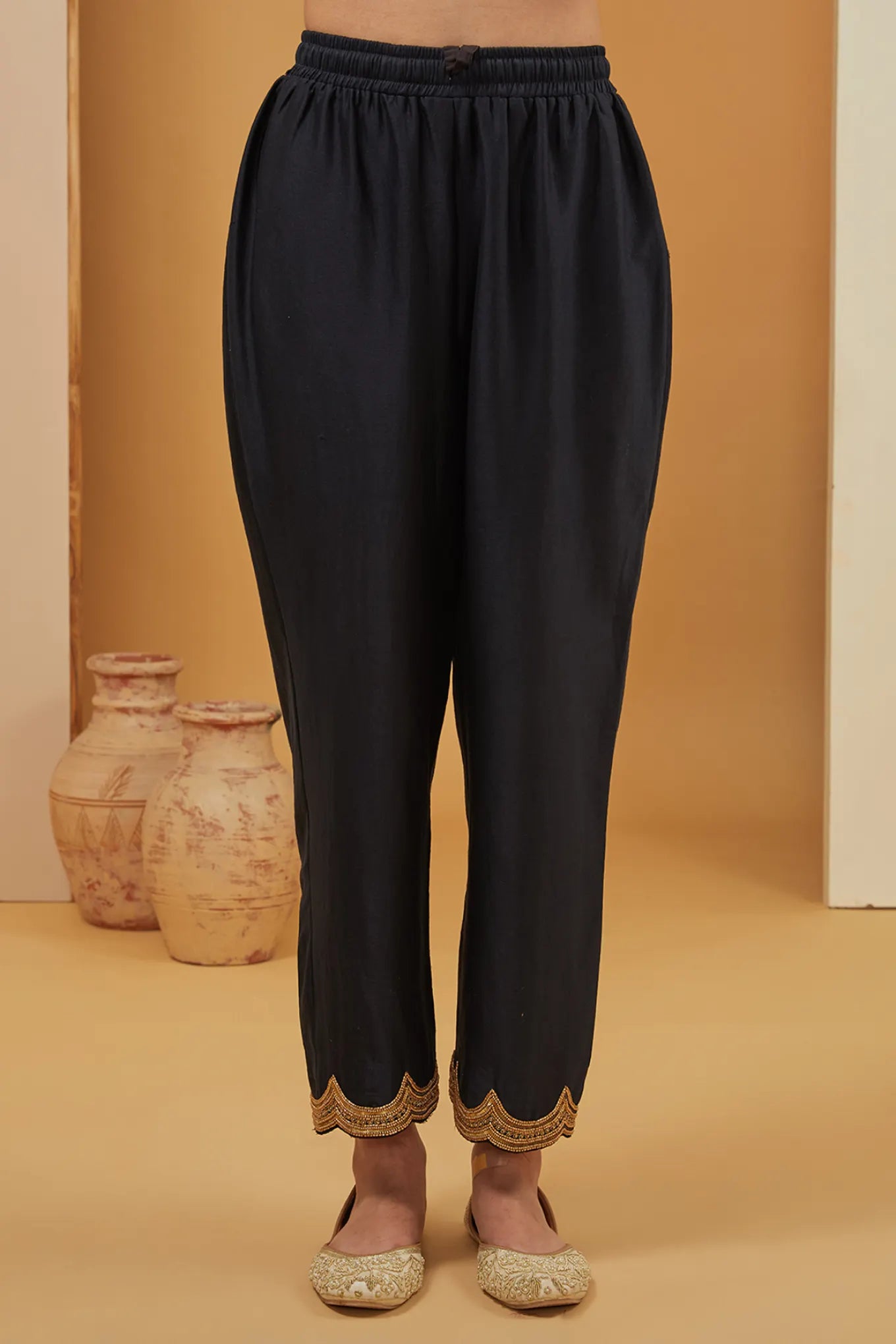 BLACK KURTA SET