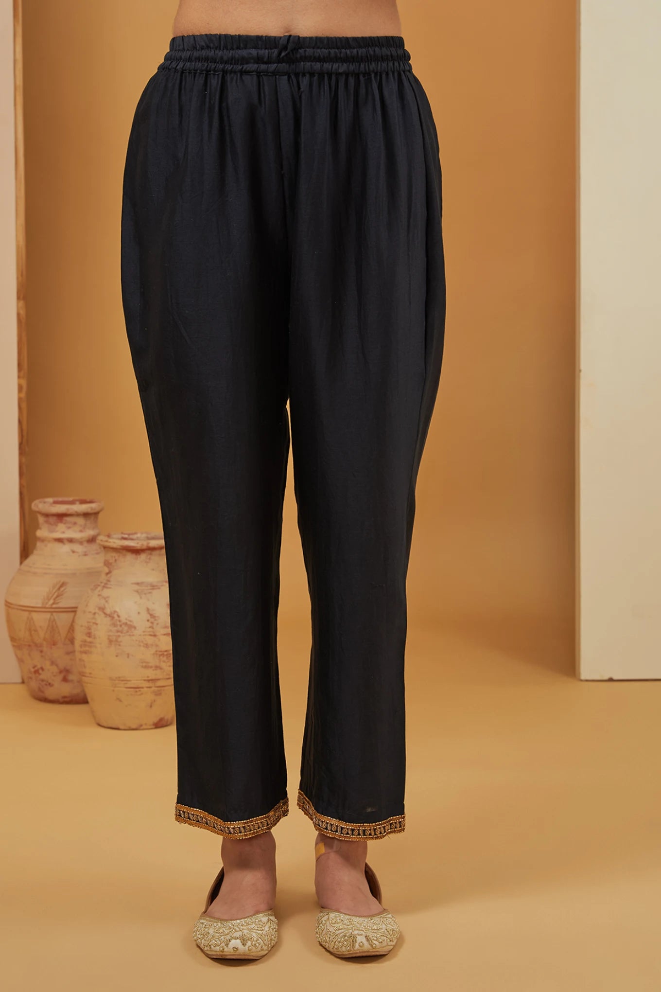 BLACK KURTA SET