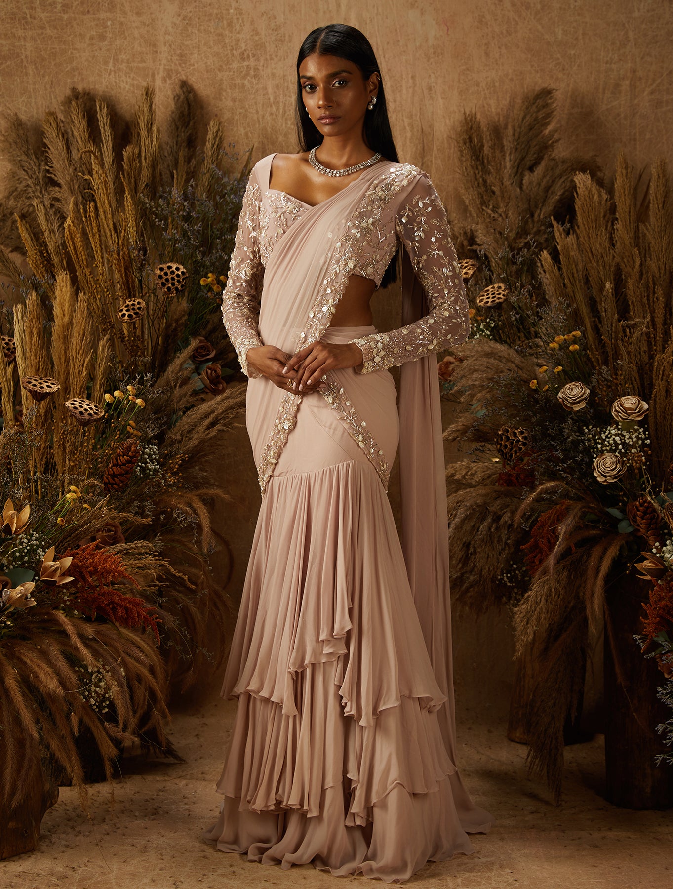 CELCI Pre-Stitched Saree