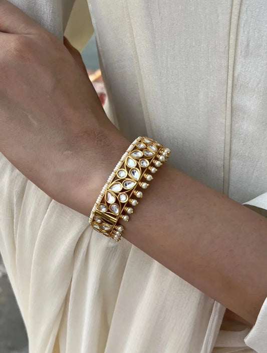 SAFIRA FAUX JADAU BANGLE