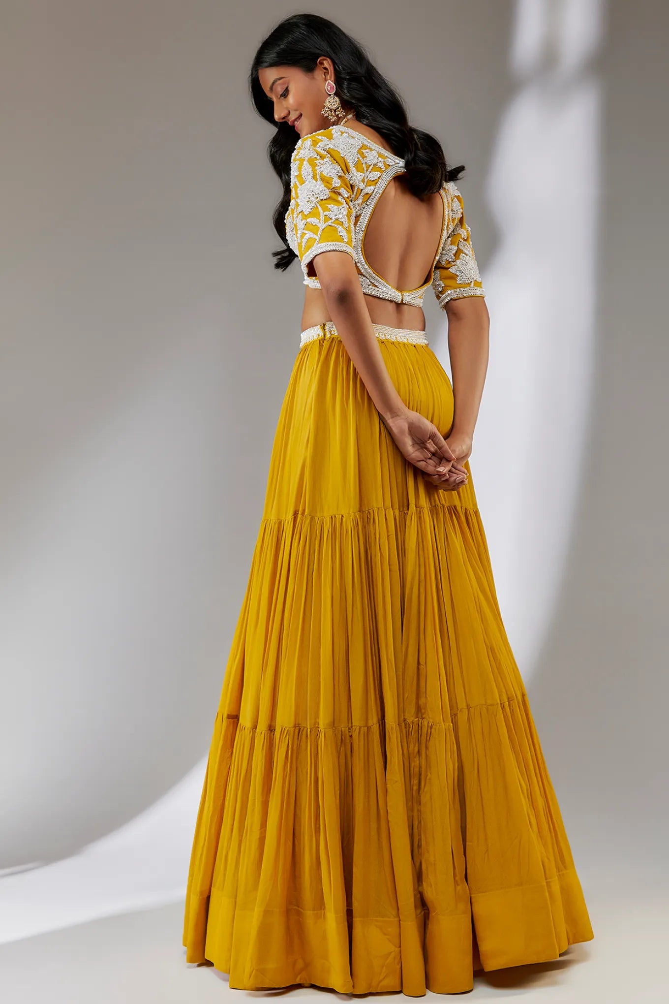 CHIFFON LEHENGA SET