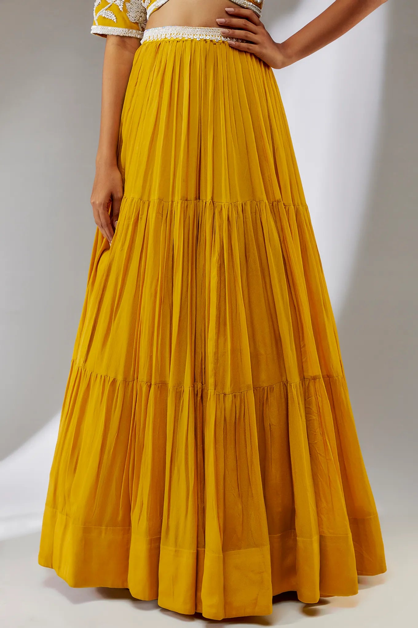 CHIFFON LEHENGA SET